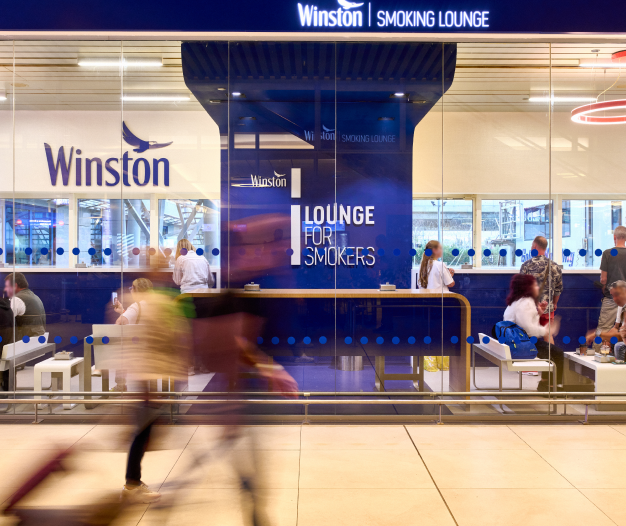lounge για καπνιστές στο διεθνή αερολιμένα Αθηνών